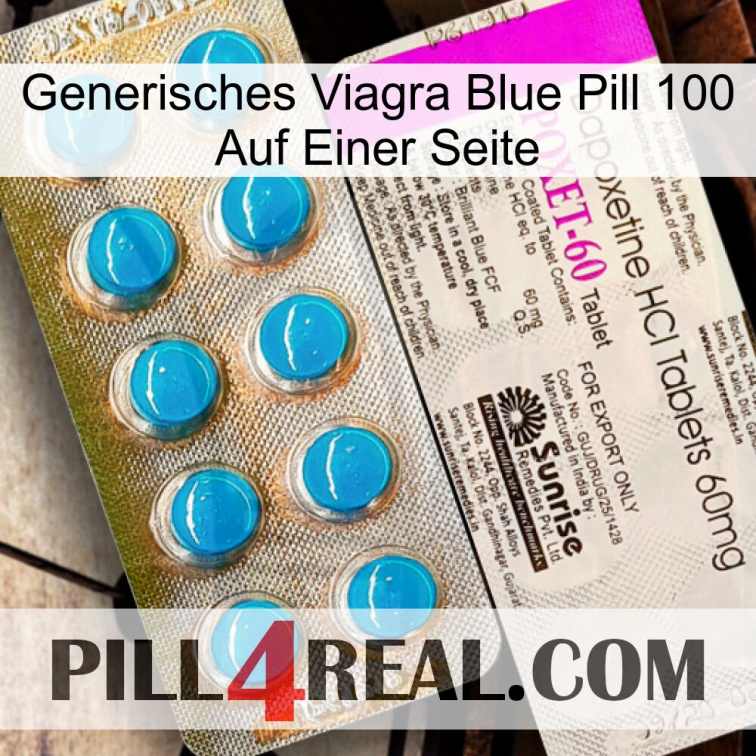 Generic Viagra Blue Pill 100 On One Side new07